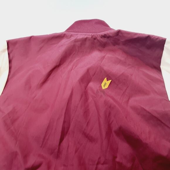 Nike NSW Varsity Jacket in Dark Beetroot & Sail - Picture 15 of 16